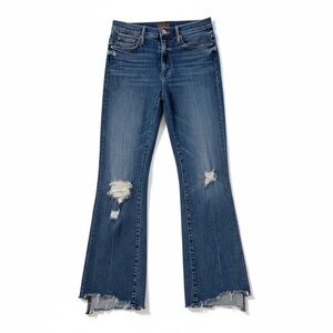 Mother Insider Crop Step Chew in Dancing on Coals Jeans